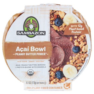 Sambazon Acai Bowl Pb Power - 6.1 OZ