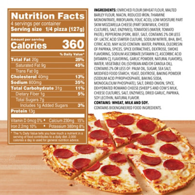 Freschetta Thin Crust Pizza Pepperoni - 17.96 OZ - Image 2