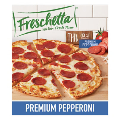 Freschetta Thin Crust Pizza Pepperoni - 17.96 OZ - Image 1