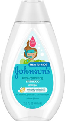 Johnsons Kids Ultra Hydrating Shampoo - 13.6 FZ - Image 2