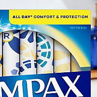 Tampax Pearl Tampons Trio Pack Super/Super Plus/Ultra Absorbency Unscented - 34 Count - Image 6