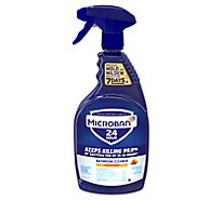 Microban 24 Hour Bathroom Cleaner and Sanitizing Spray Citrus Scent - 32 Fl. Oz.