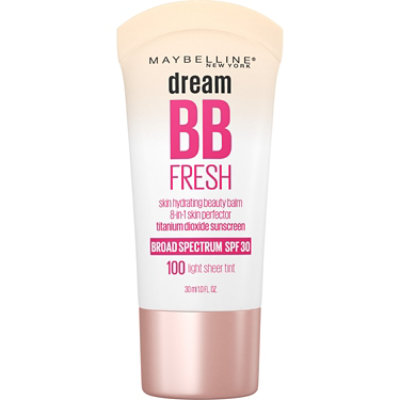 Maybelline Dream Fresh BB Cream 8 in 1 Skin Perfector SPF 30 Light - 1 Fl. Oz. - Image 1