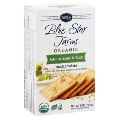 Partners Blue Star Farms Multigrain & Flax Crackers - EA - Image 1