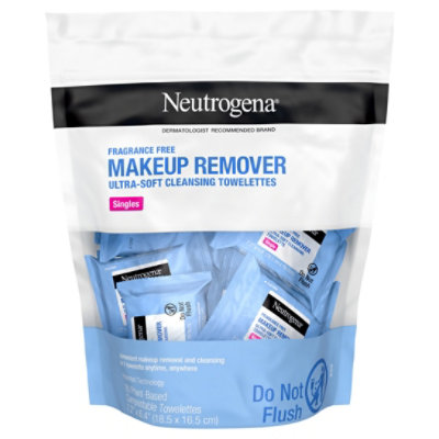 Neutrogena Makeup Remover Face Wipes Single Facial Cleansing Wipes - 20 Count - Image 1