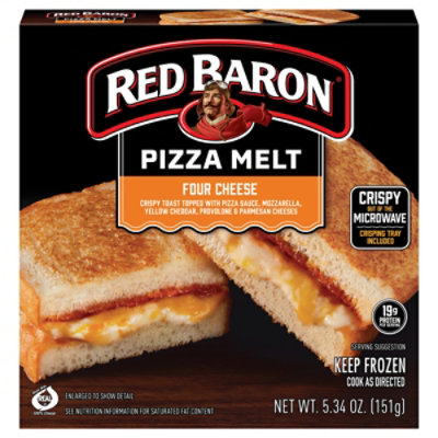 Red Baron Pizza Melt Pizza 4 Cheese - 5.34 OZ - Image 1