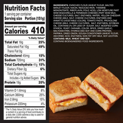 Red Baron Pizza Melt Pizza 4 Cheese - 5.34 OZ - Image 3