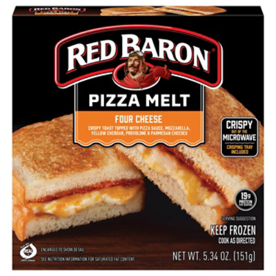 Red Baron Pizza Melt Pizza 4 Cheese - 5.34 OZ
