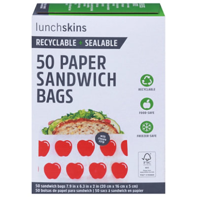 Lunchskins Bag Paper Sandwich Apple - 50 CT - Image 3