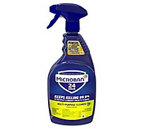 Microban 24 Hour Multi Purpose Cleaner and Disinfectant Spray Fresh Scent - 32 Fl. Oz.