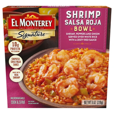El Monterey Signature Bowl Shrimp Salsa Roja Bowl - 8 Oz