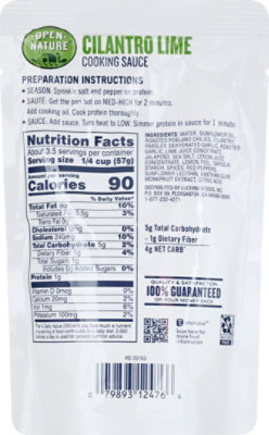 Open Nature Sauce Cooking Cilantro Lime - 7 OZ - Image 7