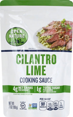 Open Nature Sauce Cooking Cilantro Lime - 7 OZ - Image 2
