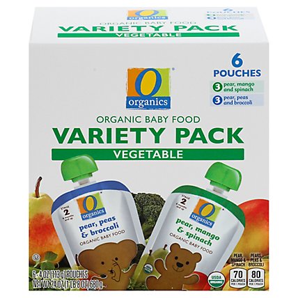 O Organics Baby Fd Vegetable Variety Pk Pouch - 6-4 OZ - Image 3