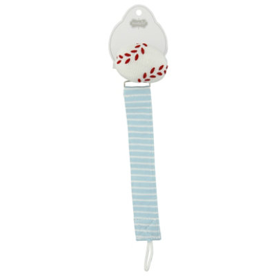 Mud Pie Baseball Knit Pacy Clip - EA - Image 3