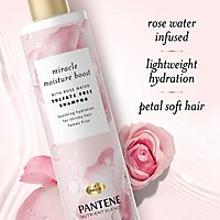 Pantene Pro-V Shampoo Nutrient Blends Miracle Moisture Boost With Rose Water Sulfate Free - 9.6 Oz - Image 6