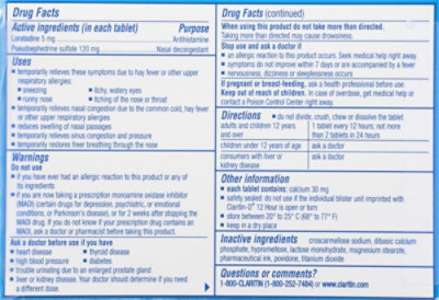 Claritin D 24 Hour Allergy And Congestion Tablets - 10 CT - Image 5