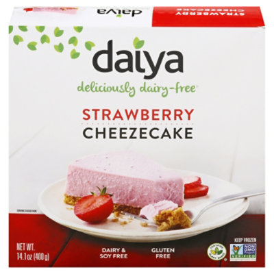 Daiya Dairy Free Gluten Free Strawberry Vegan Cheesecake Dessert - 14.1 Oz - Image 2