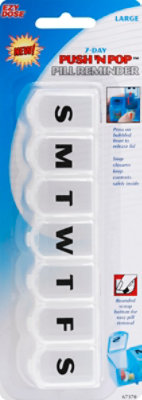 Push N Pop Large 7 Day Pill Reminder - EA - Image 2