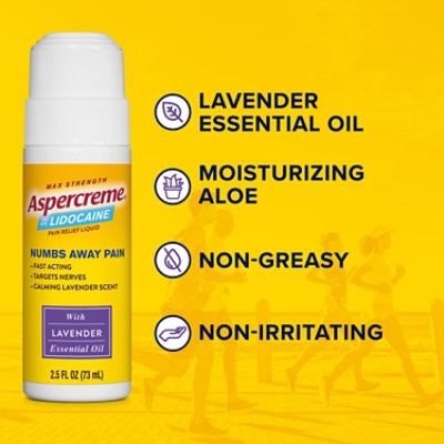 Aspercreme With Lidocaine No Mess Lavender Essential Oils - 2.5 OZ - Image 5