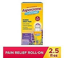 Aspercreme With Lidocaine No Mess Lavender Essential Oils - 2.5 OZ