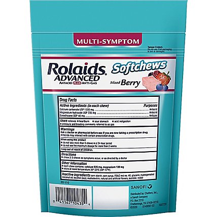 Rolaids Advanced Soft Chews Mixed Berry - 28 CT - Image 4