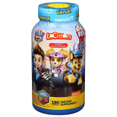 Lil Critters Paw Patrol Complete Multivitamin Gummies - 190 Count - Image 3