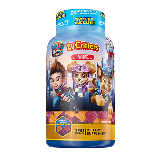 Lil Critters Paw Patrol Complete Multivitamin Gummies - 190 Count