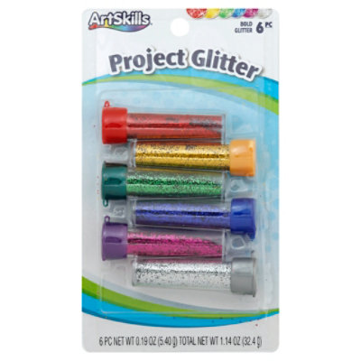 ArtSkills 72-Pack of Glitter Glue in 8 Assorted Colors