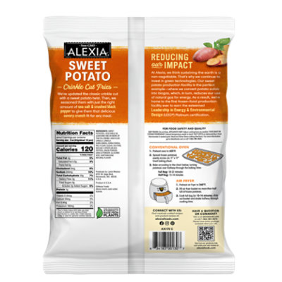 Alexia Sweet Potato Crinkle Cut Salt & Pepper - 15 Oz - Image 5