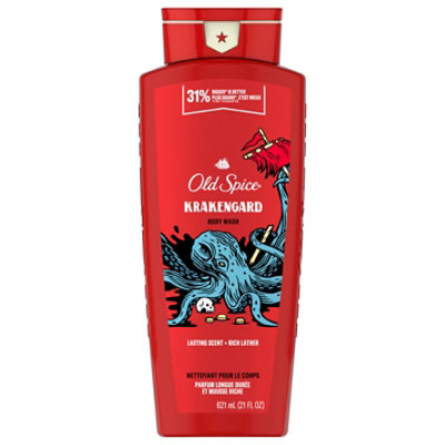 Old Spice Krakengard Long Lasting Lather Body Wash For Men - 21 Fl. Oz.