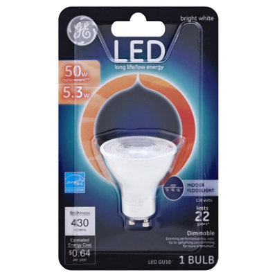 Ge Led Gu10 Clr 50w Eqv - EA