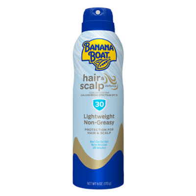 Banana Boat Hair & Scalp Defense SPF 30 Sunscreen Spray - 6 Oz