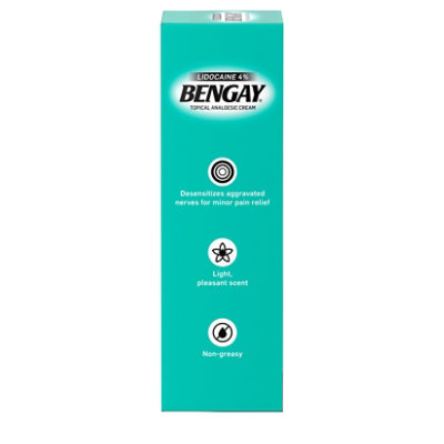 BENGAY Lidocaine 4% Tropical Jasmine Cream - 3 Oz - Image 2