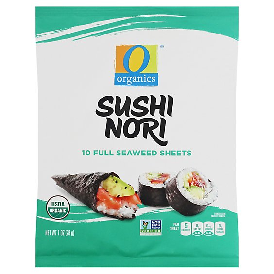 O Organics Seaweed Sushi Nori - 1 OZ