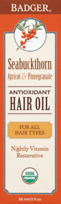Badger Seabuckthorn Hair Oil - 2 OZ - Image 2