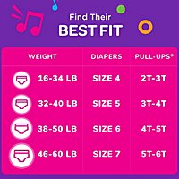 Pull Ups Potty Training Underwear for Girls Size 5 3T-4T - 20 CT - Image 2