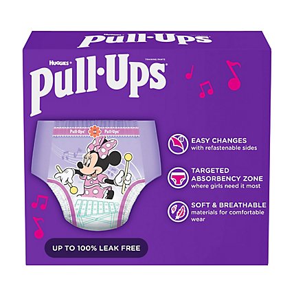 Pull Ups Potty Training Underwear for Girls Size 5 3T-4T - 20 CT - Image 3