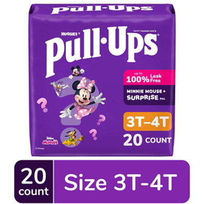 Pampers Easy Ups Size 2T To 3T Girls Training Underwear - 74 Count