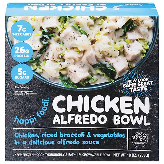 Happi Foodi Alfredo Chicken Bowl - 10 OZ