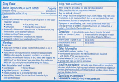 Claritin D 12 Hour Allergy And Congestion Tablets - 10 CT - Image 5