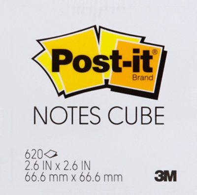 Post-it Notes Cube Optimistic Brights 3 In X 3 In 1 Cube/pack 620 Sheets/cu - EA - Image 2
