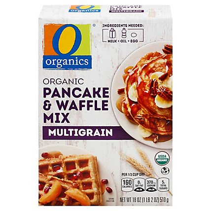 O Organic Pancake & Waffle Mix Multigrain - 18 OZ - Image 3