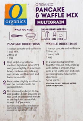 O Organic Pancake & Waffle Mix Multigrain - 18 OZ - Image 6