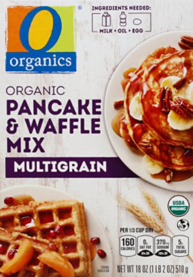 O Organic Pancake & Waffle Mix Multigrain - 18 OZ - Image 2