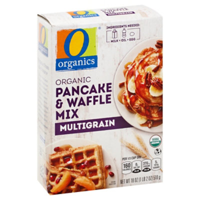 O Organic Pancake & Waffle Mix Multigrain - 18 OZ