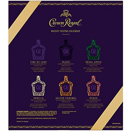Crown Royal Whiskey Tasting Calendar - 12-50 ML - Image 4