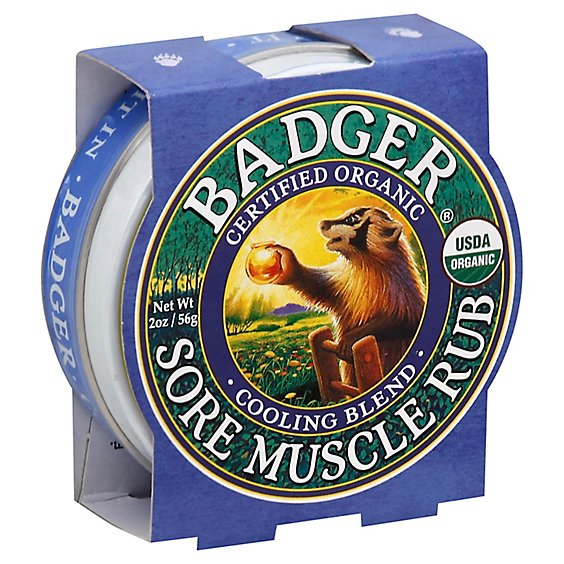 Badger Cooling Blend Sore Muscle Rub - 2 Oz