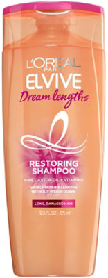 L'Oreal Paris Elvive Dream Lengths Restoring Shampoo for Long Damaged Hair - 12.6 Fl. Oz. - Image 1