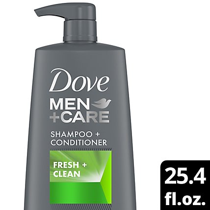 Dove Men Care Fresh Clean Shampoo - 24.4 FZ - Image 1